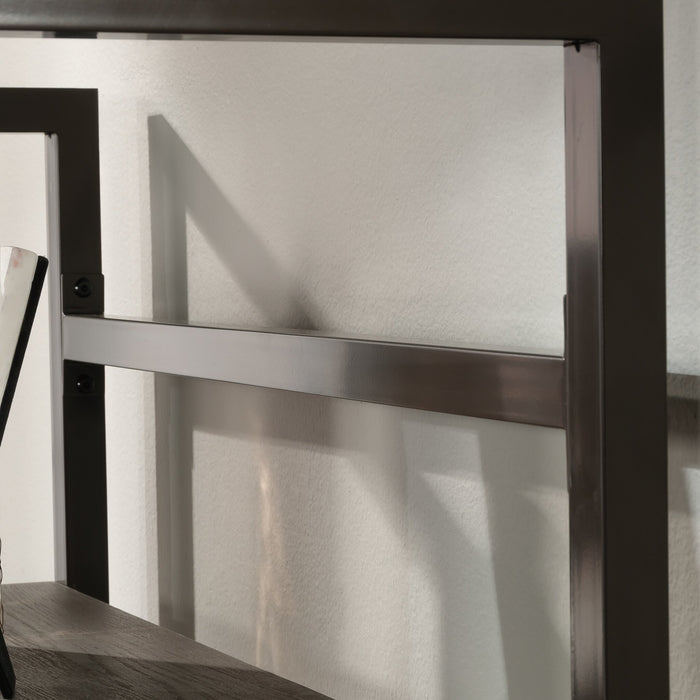 Crédence tout usage Manhattan Gate de 31,5 po de qualité commerciale à 2 tablettes - chêne mystique