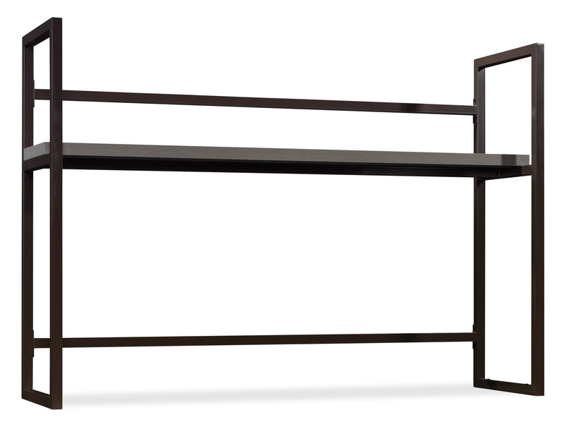 Crédence d’ordinateur Manhattan Gate de 60 po de qualité commerciale avec tablette - chêne mystique