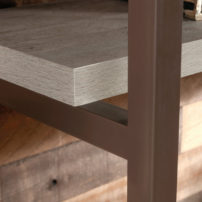 Crédence d’ordinateur Manhattan Gate de 60 po de qualité commerciale avec tablette - chêne mystique