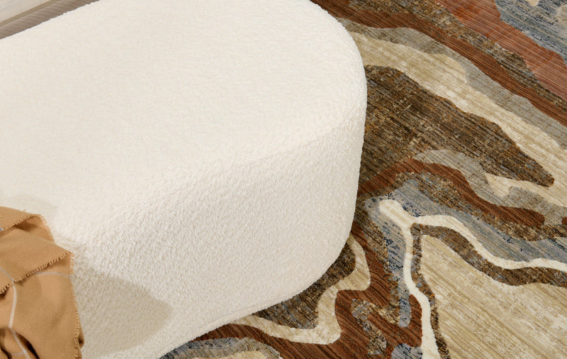Carpette Janey multicolore - 7 pi 10 po x 10 pi 2 po