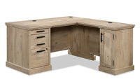 Bureau en forme de L Mason Peak de calibre commercial de 60 po