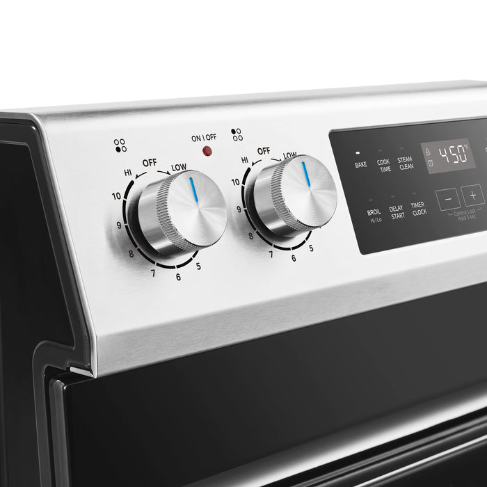 Cuisinière électrique Midea de 30 po et à capacité de 6,3 pi3 - MER30B14ASTC 