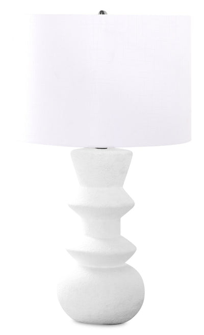 26" Cream Ceramic Table Lamp|Lampe de table de 26 po en céramique crème