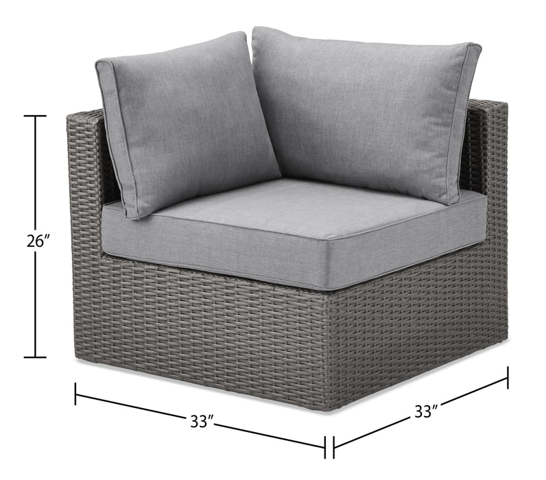 Ensemble Morris 5 pièces pour la terrasse avec rangement