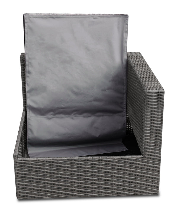 Ensemble Morris 5 pièces pour la terrasse avec rangement