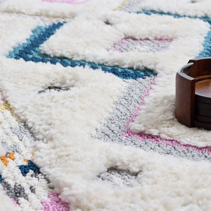Carpette Lola à motifs de chevrons 5 x 8