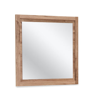 Miroir de commode de chambre à coucher Oakley, fabriqué au Canada - naturel