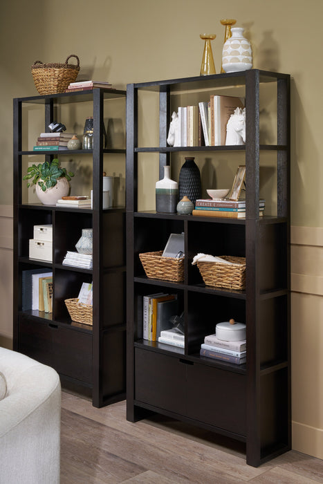 Bibliothèque Oscar Owen de 36 po avec tiroir et 6 tablettes - espresso