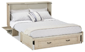 Parker Cabinet Bed - Taupe | Armoire-lit Parker - Taupe
