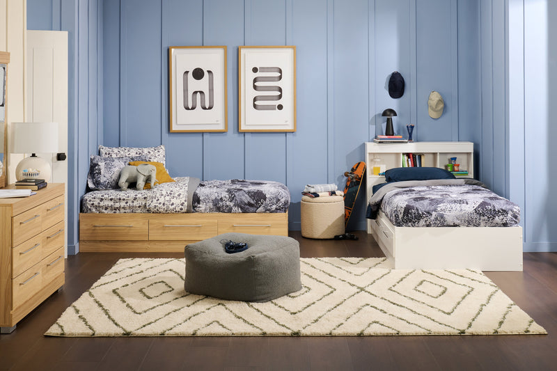 Carpette à poil long Pascal multicolore - 7 pi 10 po x 10 pi 6 po