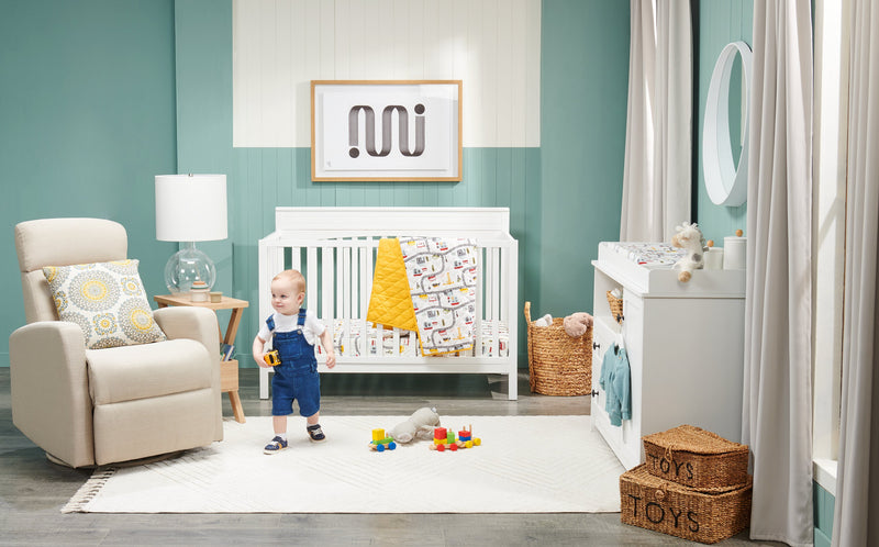 Fauteuil berçant, pivotant et inclinable Penny de 29,1 po en tissu d’apparence lin - taupe