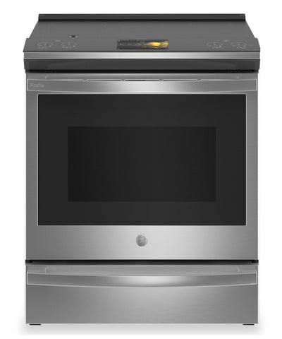 Profile 5.3 Cu. Ft. Smart Induction Range with In Oven Camera - Stainless Steel Fingerprint Resistan… | Cuisinière intelligente à induction Profile de 5,3 pi³ avec caméra dans le four - acier inoxydable r…