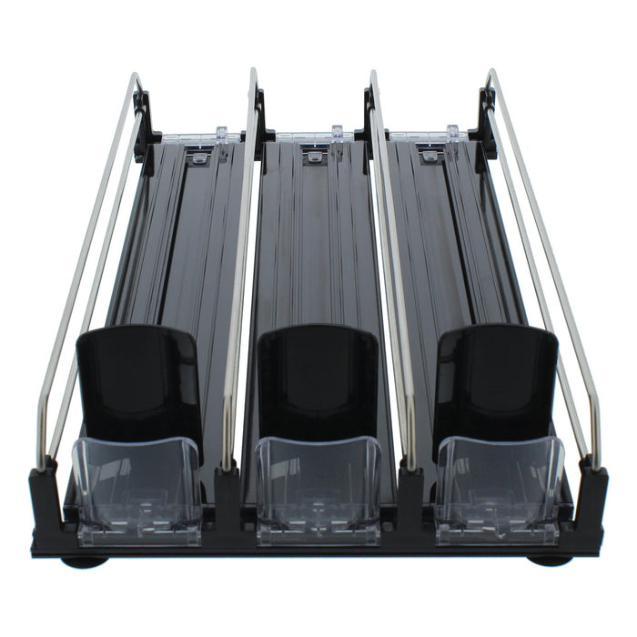 Porte-boissons Zephyr de 11,5 po à 3 rangées pour refroidisseur à boissons - noir - PRDC-C03
