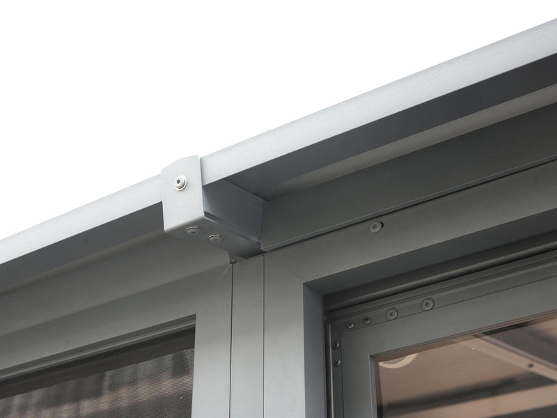 Gazebo Penguin Florence - Solarium mural 10x12 Toit d'acier