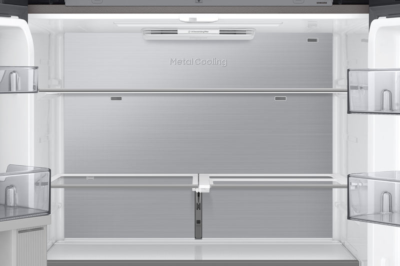 Réfrigérateur BESPOKE Samsung de 22,5 pi³ et de 36 po de profondeur comptoir à 4 portes FlexMC avec portail Family Hub+MC avec IA - acier inoxydable - RF23DB9900QDAC