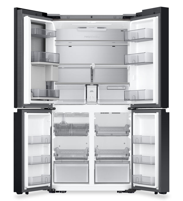 Réfrigérateur BESPOKE Samsung de 22,5 pi³ et de 36 po de profondeur comptoir à 4 portes FlexMC avec portail Family Hub+MC avec IA - acier inoxydable - RF23DB9900QDAC