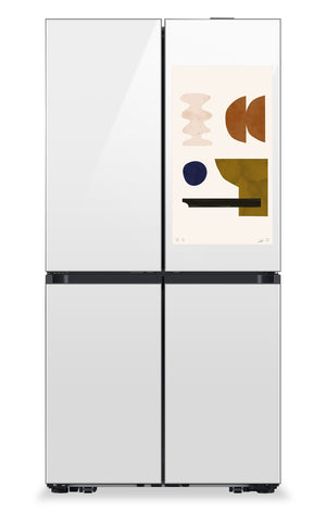 Réfrigérateur Bespoke Samsung de 23 pi³ à 4 portes Flex avec portail Family Hub+MC - RF23DB990012AC