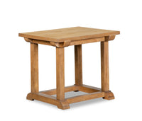 Table de bout moderne Rhett de 43 po - chêne brun clair