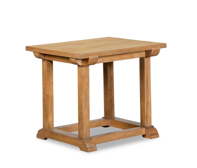 Rhett 43" Modern End Table - Light Brown Oak|Table de bout moderne Rhett de 43 po - chêne brun clair