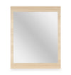 ["Miroir de commode de chambre à coucher Riley, fabriqué au Canada - naturel"]