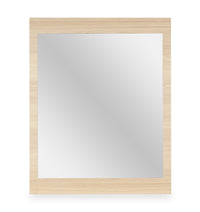  Miroir de commode de chambre à coucher Riley, fabriqué au Canada - naturel