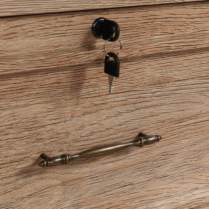 Classeur latéral Rollingwood de 31,5 po de qualité commerciale à 2 tiroirs - chêne brossé