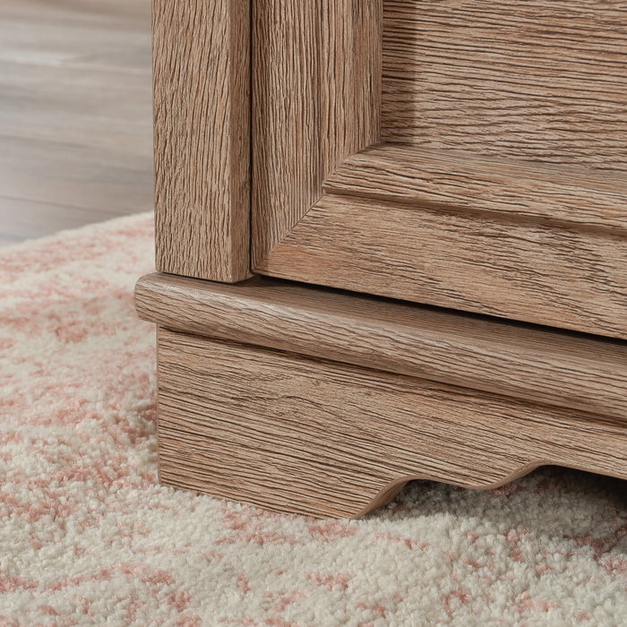 Bureau de direction Rollingwood de 65,98 po de qualité commerciale à 7 tiroirs - chêne brossé