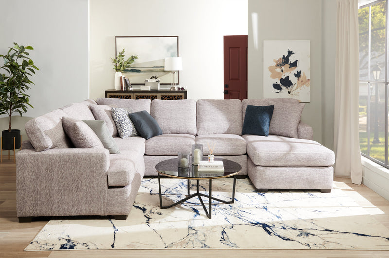 Carpette Rowann bleue - 7 pi 6 po x 10 pi 6 po