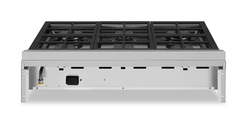 Surface de cuisson à gaz Smeg Portofino de 36 po - RTU366GX