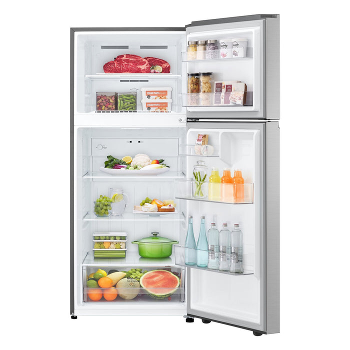 Réfrigérateur LG de 18 pi³ et de 28 po à congélateur supérieur qui convient à une installation dans un garage - acier inoxydable - LT18S2100S