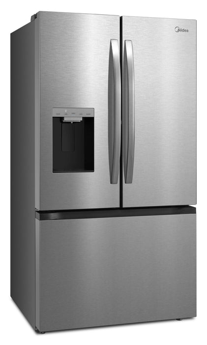 Réfrigérateur Midea de 28,9 pi³ et de 36 po à portes françaises avec distributeur automatique OneTouch AutoFillMC -  MRF29D9BST