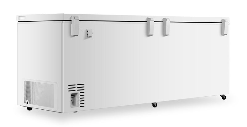 Congélateur coffre convertible en réfrigérateur Hisense de 25 pi³ qui s’installe dans le garage - FC25D6CWD