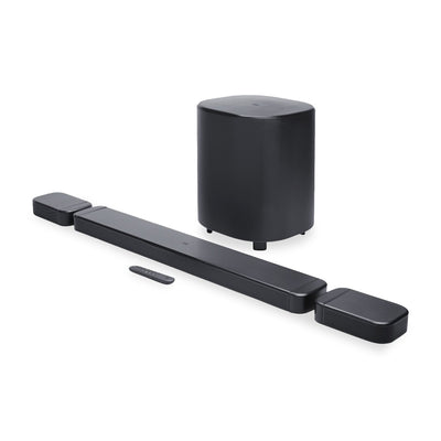 JBL Bar 700MK2 7.1 Channel 780W Soundbar with Subwoofer & Two Detachable Wireless Speakers (JBLBAR500M2BLKAM) | Barre de son de 780 W à 7.1 canaux JBL Bar 700MK2 avec caisson d’extrêmes graves et 2 haut-parleurs amovibles sans fil (JBLBAR500M2BLKAM)