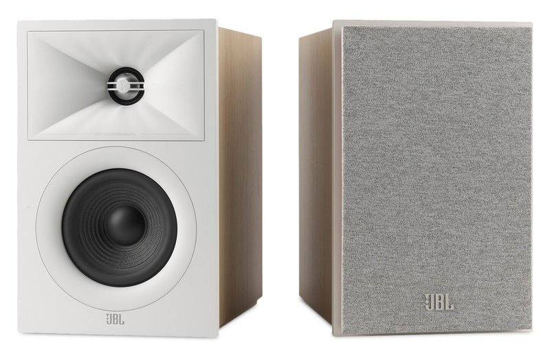 Paire de haut-parleurs d’étagère JBL Stage 240B de 4,5 po avec conception à 2 voies (JBL240BWHT)