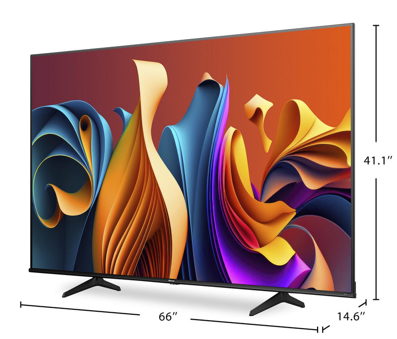 Téléviseur intelligent QLED Hisense UHD 4K de 75 po à 60 Hz avec HDR10+, Dolby VisionMC et Google TVMC (75QD6N)