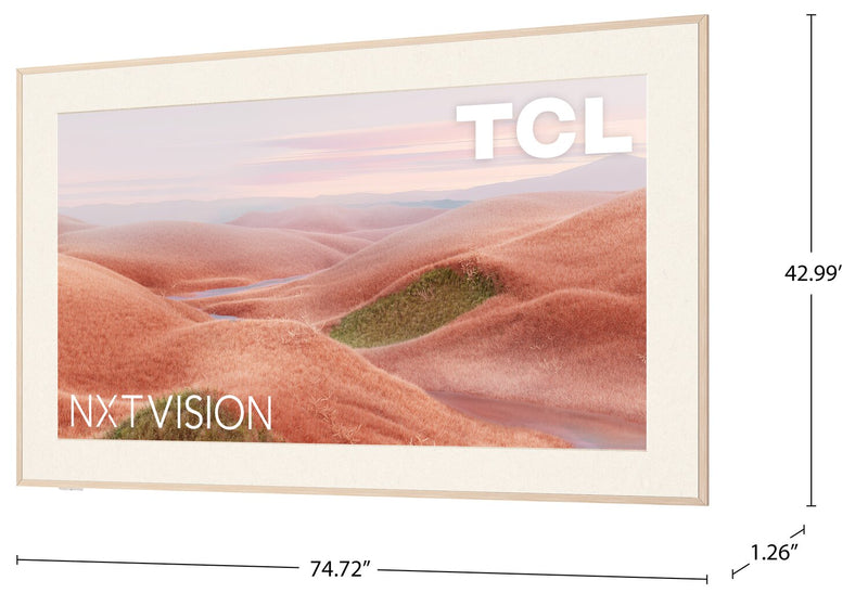Téléviseur intelligent QLED TCL NXTVISION 4K de 85 po avec Google TVMC (85A300W)
