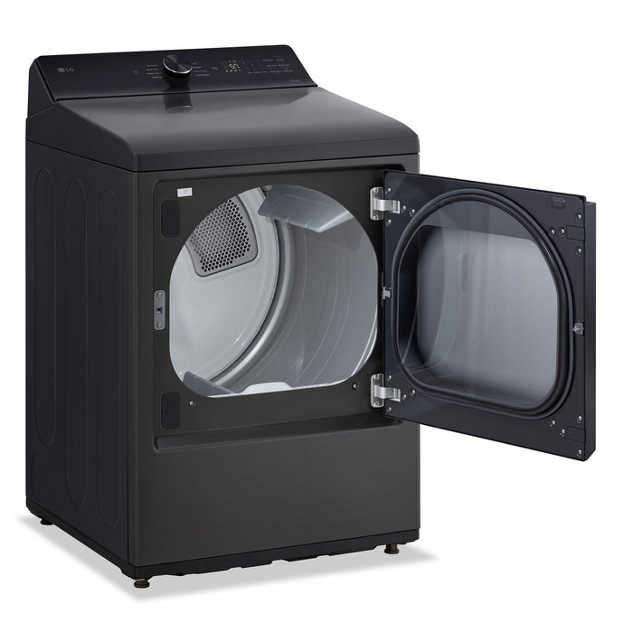 Sécheuse électrique LG de 7,3 pi³ avec détection IA et ThinQMD - noir platine - DLE8200L