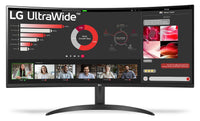 Moniteur de jeu IPS UltraGearMC Nano de LG de 31,5 po à 100 Hz et 5 ms (GàG) avec NVIDIA (34WR50QK-B)