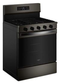  Cuisinière à gaz Whirlpool de 5,0 pi3 avec cuisson à air – noir sur acier inoxydable - WFGS5730SV