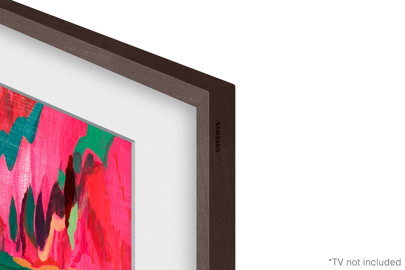 Cadre décoratif personnalisable pour téléviseur The Frame Pro de 75 po de Samsung - brun moderne