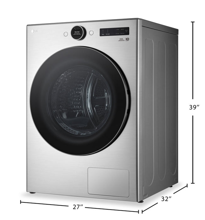 Sécheuse LG de 7,8 pi³ avec pompe à chaleur - acier graphite - superposable - DLHC5502V