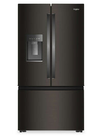 Réfrigérateur Whirlpool de 23,4 pi3 et de 36 po à portes françaises - acier inoxydable noir - WRFC5036RV
