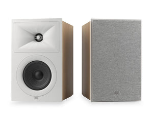 Paire de haut-parleurs d’étagère JBL Stage 250B de 5,25 po avec conception à 2 voies (JBL250BWHT)