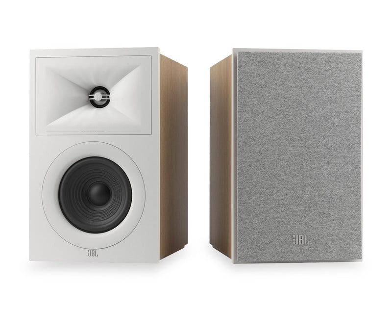 Paire de haut-parleurs d’étagère JBL Stage 250B de 5,25 po avec conception à 2 voies (JBL250BWHT)