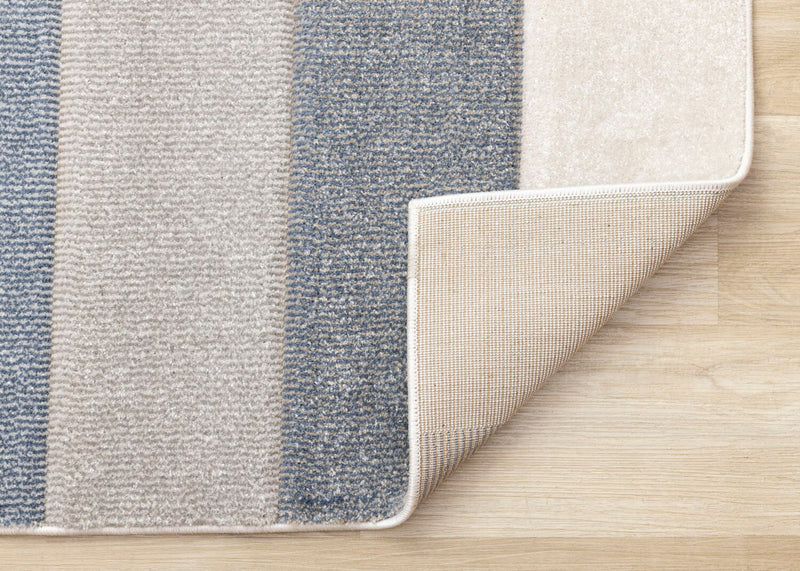 Carpette Farrah gris et bleu - 7 pi 10 po x 10 pi 6 po