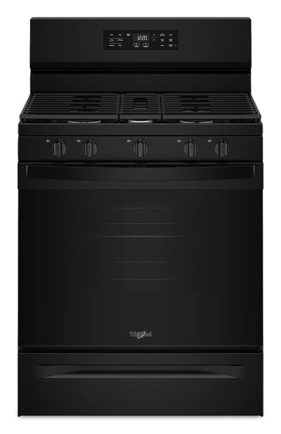 Whirlpool 30" 5.0 Cu. Ft. Gas Range with Air Cooking – Black - WFGS4530SB | Cuisinière à gaz Whirlpool de 5,0 pi³ et de 30 po avec cuisson à air - noire - WFGS4530SB