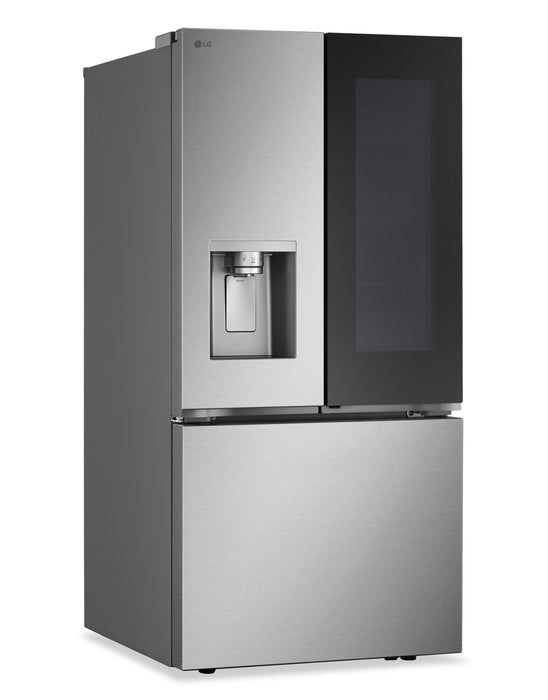 Réfrigérateur intelligent LG de 24,5 pi3 et de 33 po à portes françaises avec InstaViewMD - LF25S6560S