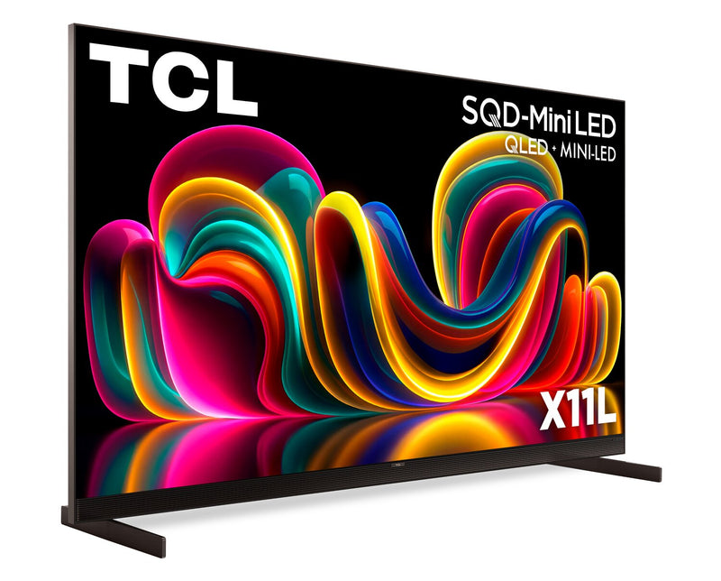 Téléviseur intelligent SQD Mini DEL TCL X11L 4K de 75 po avec Google TV (75X11L) - modèle 2026