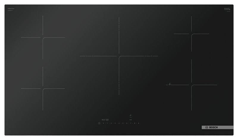 Surface de cuisson à induction Bosch de série 800 de 36 po à 5 brûleurs - NIT8661UC 