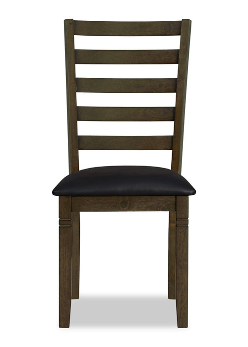Ensemble de salle à manger Devon 5 pièces avec table et 4 chaises - 60 po (L), bois - brun foncé